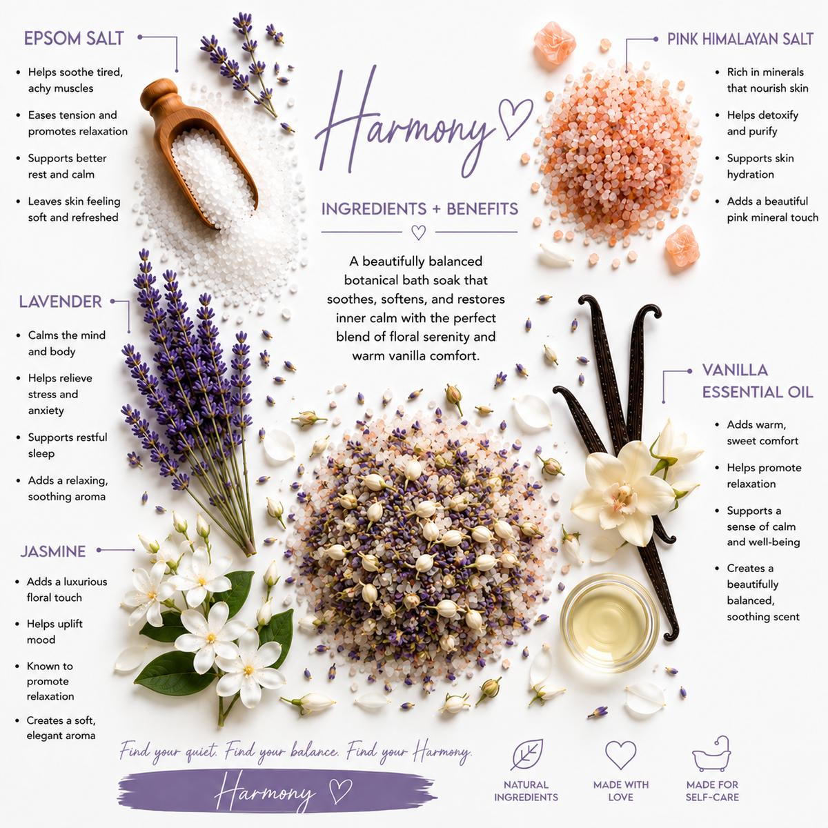 Harmony Bath Soak Single Use