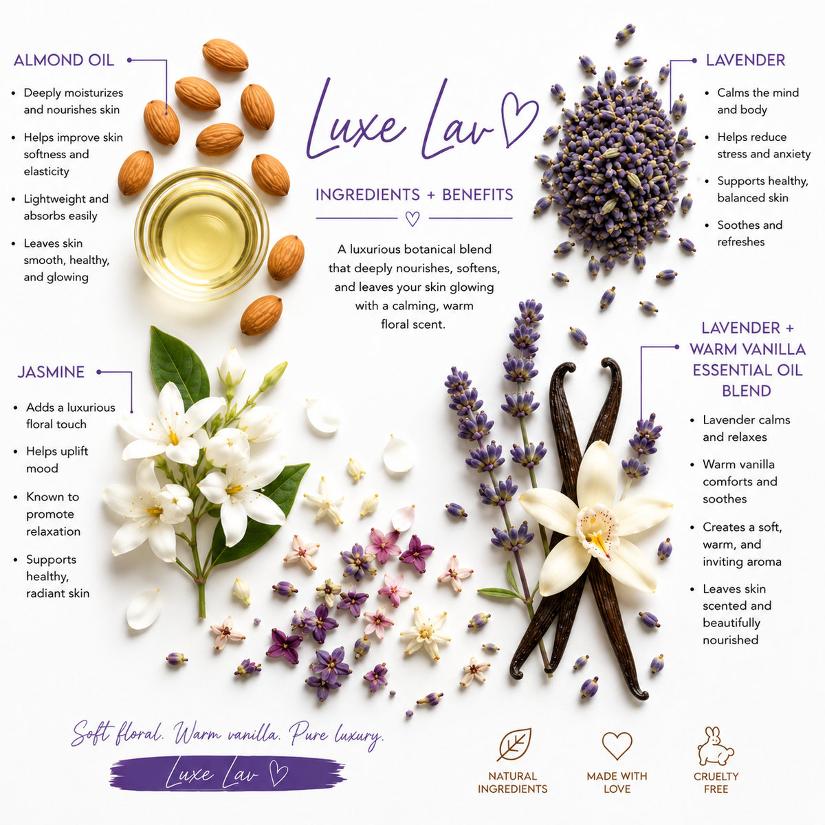 Luxe Lavender Infused Body Oil