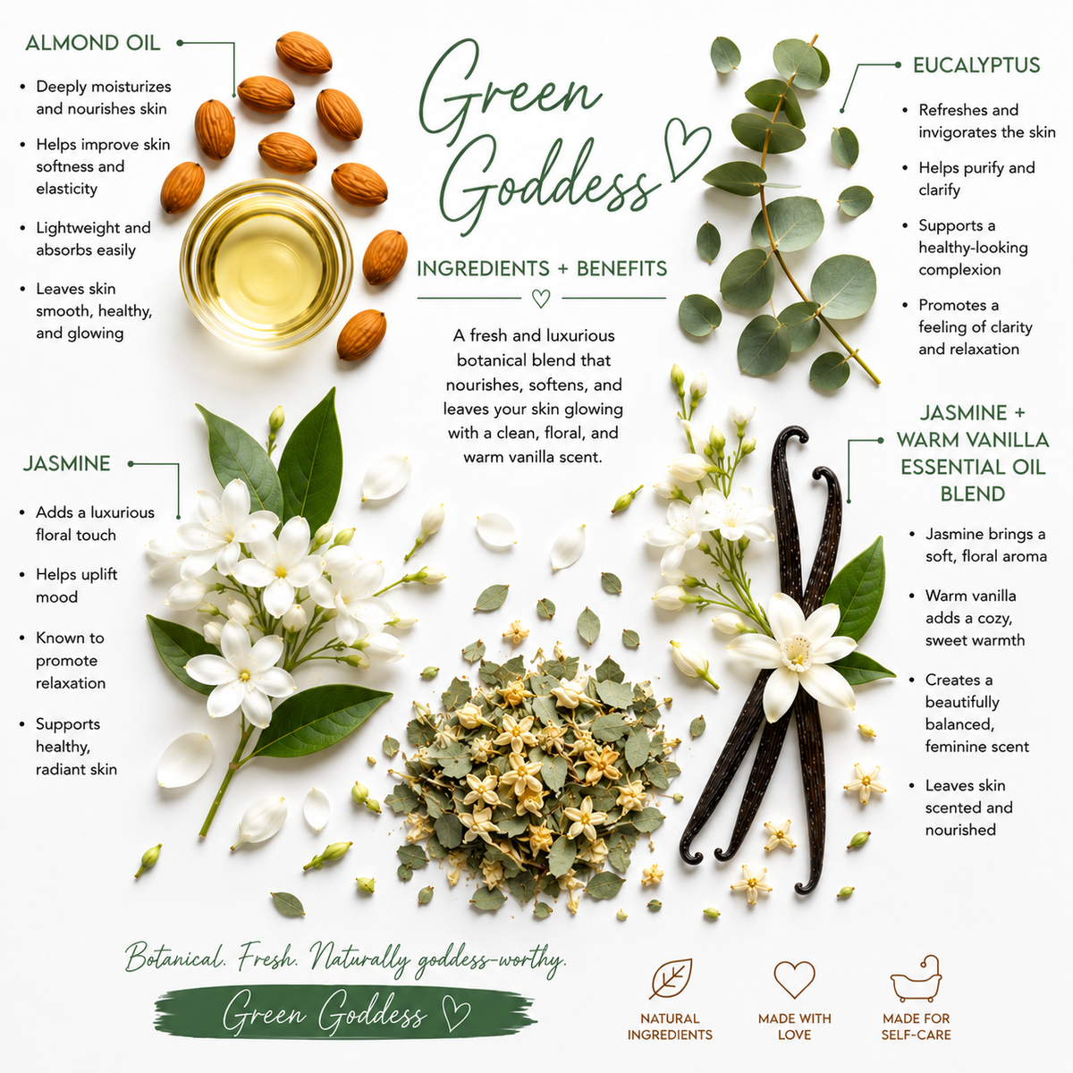 Green Goddess Infused Body Oil