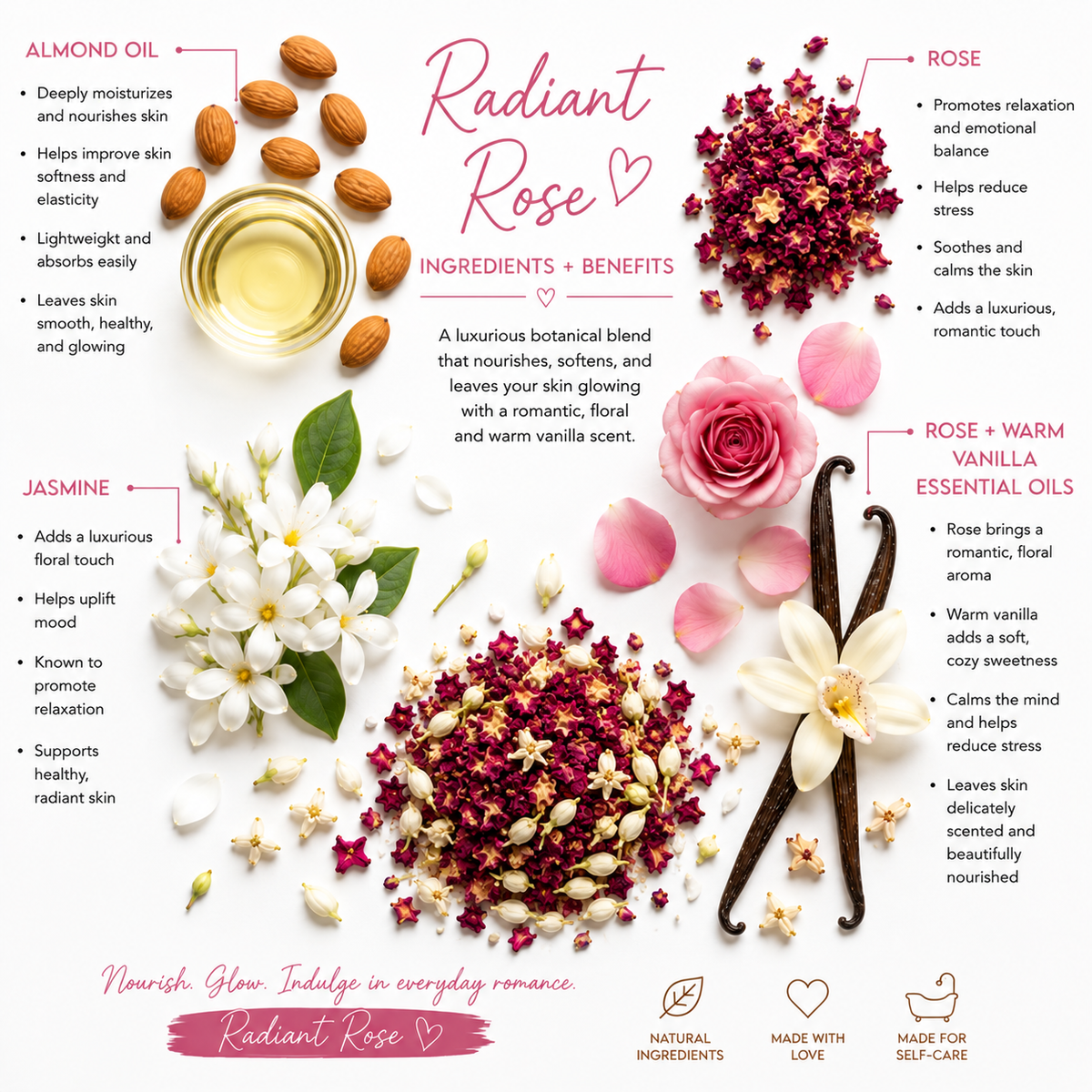 Radiant Rose Infused Body Oil