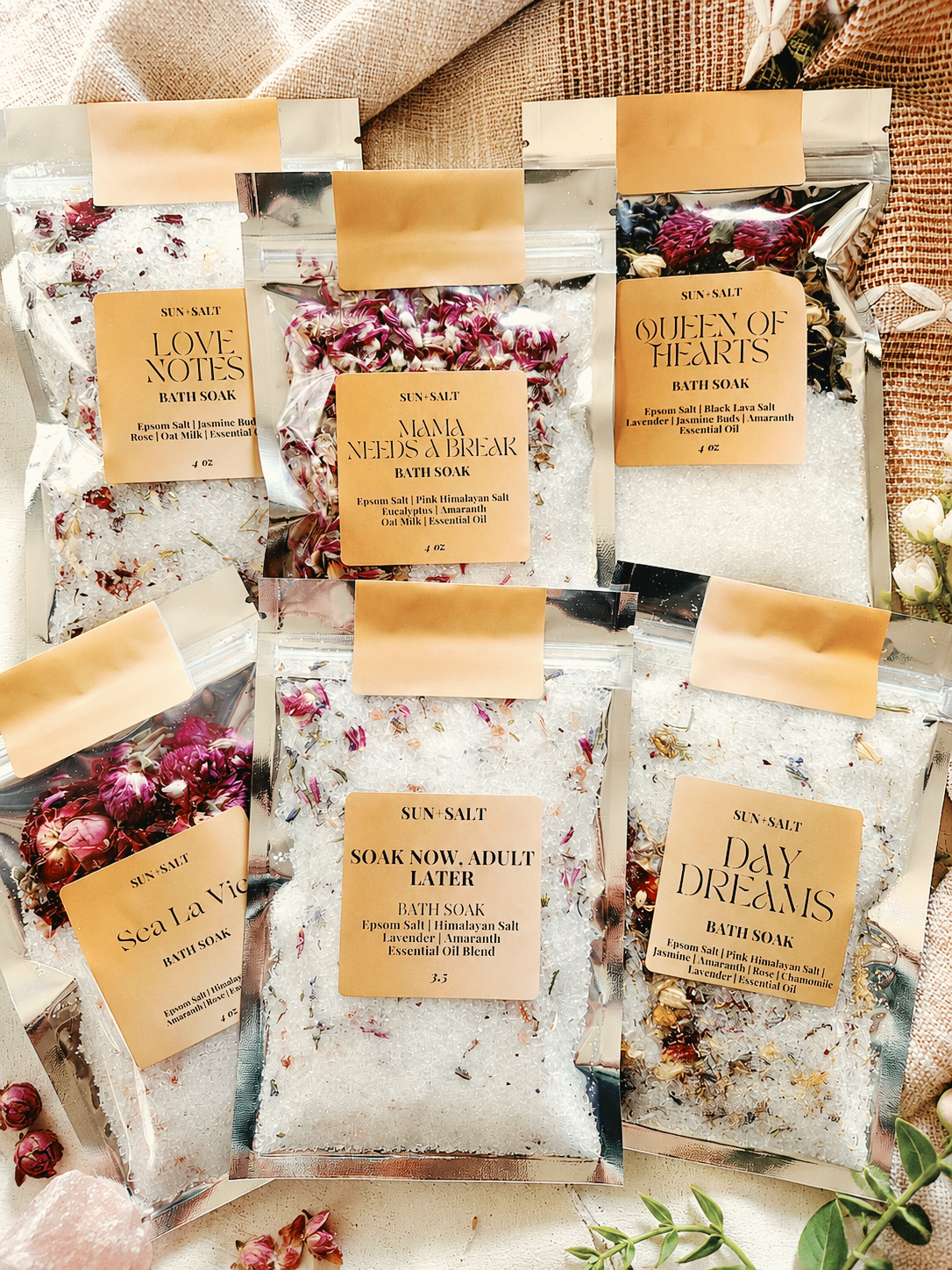 6 Pack Surprise Bath Soak Collection
