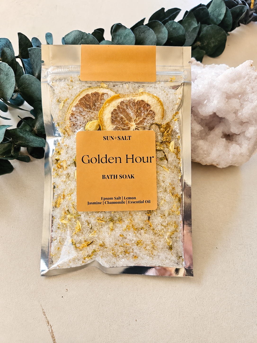 Golden Hour Single Use Bath Soak