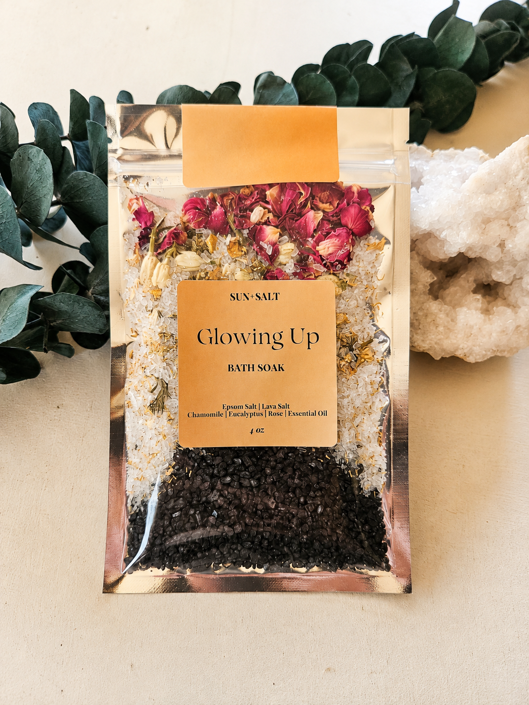 Glowing Up Single Use Bath Soak